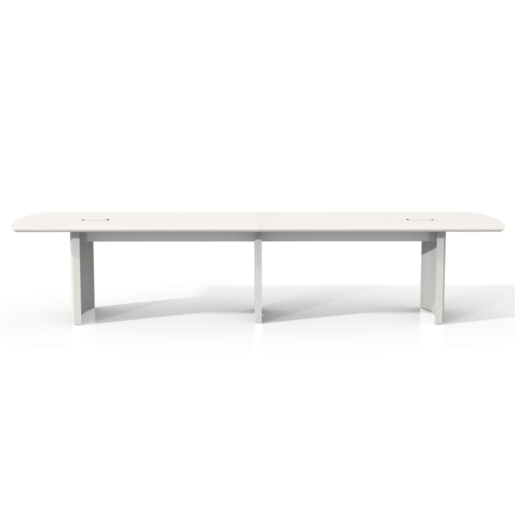 Mayline Medina Conference Table, 12', Textured Sea Salt Laminate