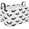 FXOCSHE Halloween Batman Basket,Collapsible waterproof storage basket,Batman toy decor,Cute toy storage basket Empty for kids,Or