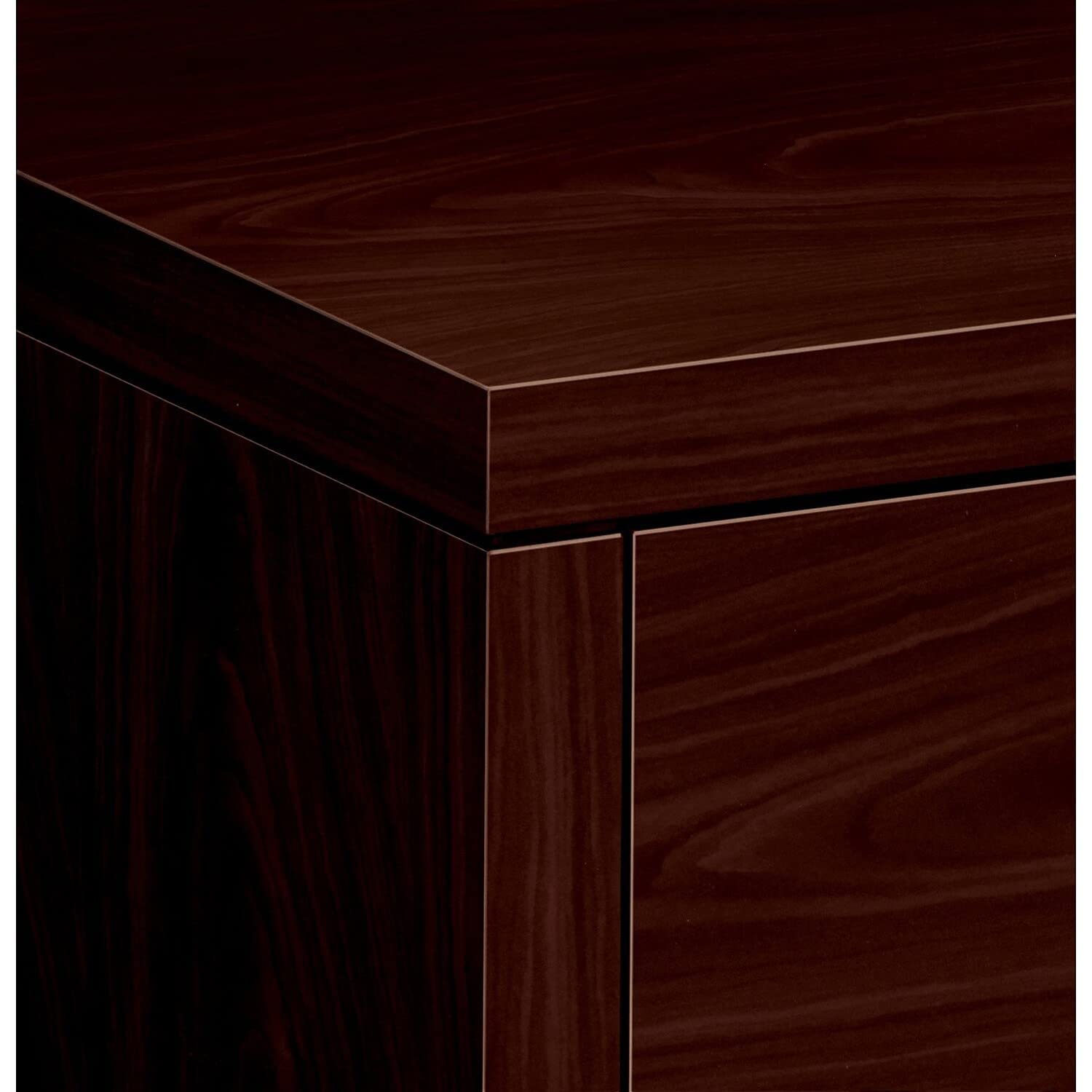 Hon 10500 Series Full Height File/File Pedestals-Mobile Pedestal, File/File, 15-3/4"X22-3/4"X28", Mahogany