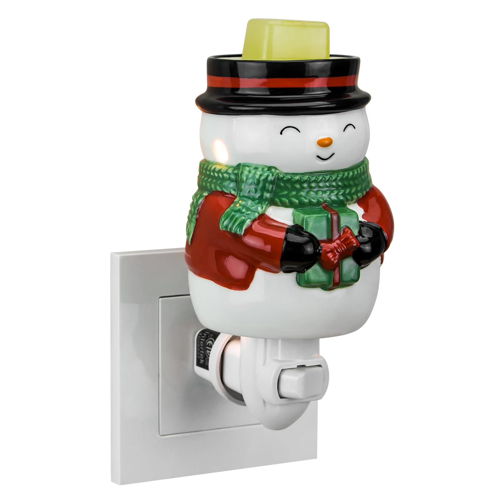 STARMOON Pluggable Fragrance Warmer Wax Melter for Christmas Decoration Home/Dorm/Office No Flame No Smoke No Soot Packaged Toge