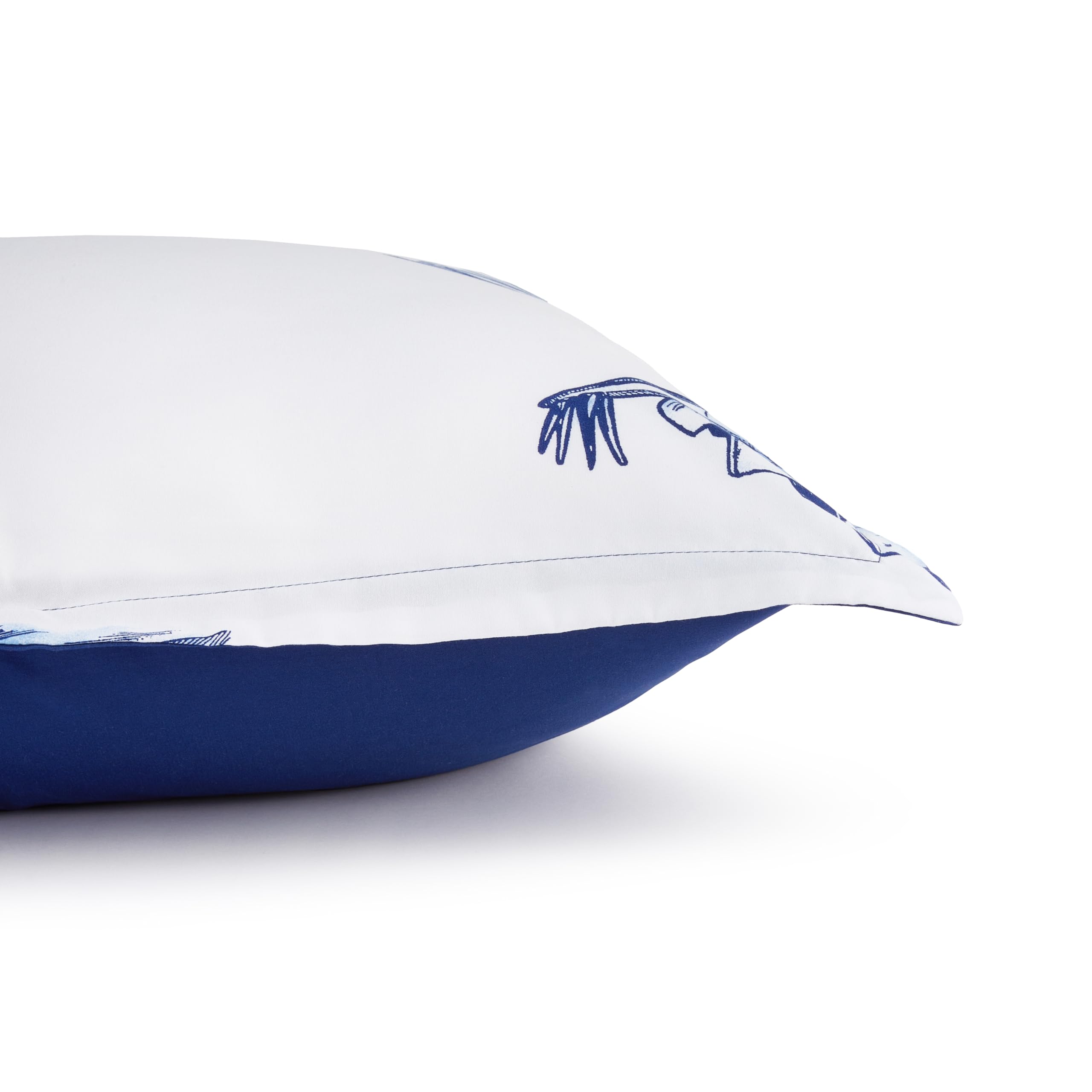 Amazon Basics 3 Piece Microfiber Kid'S Comforter And Pillow Sham Set, Full/Queen, Dinosaurs, Animal Print