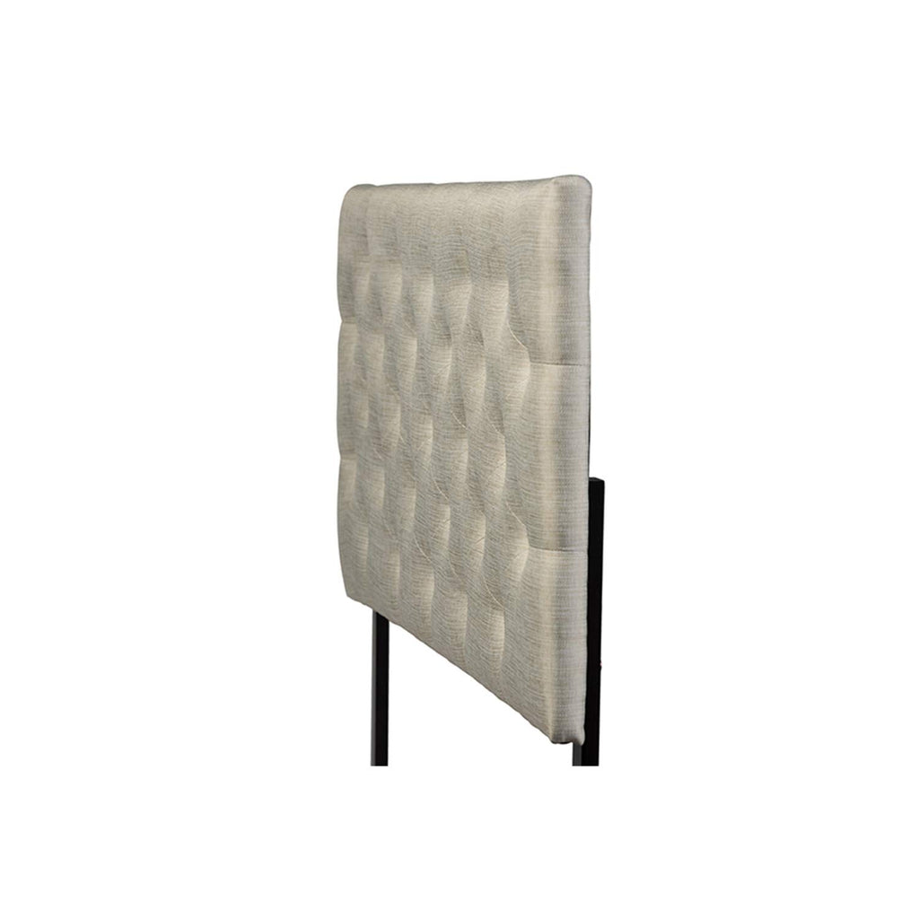 Baxton Studio Viviana Modern and Contemporary Grey Fabric Upholstered Button-Tufted Full Size Headboard