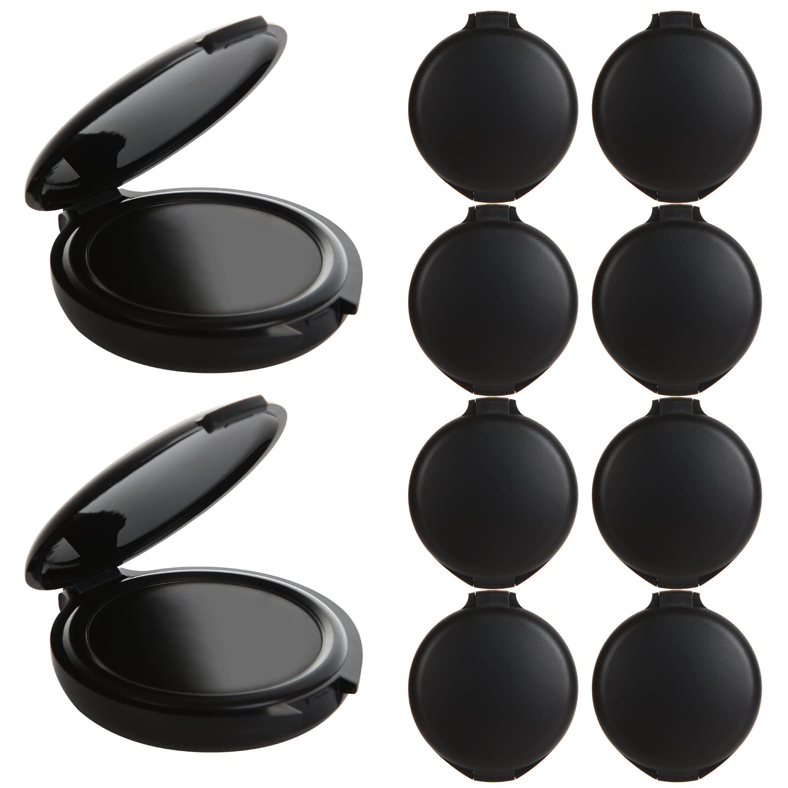 10 Pack Fingerprint Ink Pads, Thumbprint Ink Pad, Black Ink Pad, Thumb Print Stamp Pad For Office Supplies Identification Notary