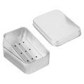 HEAVENGLOW Portable Soap Box Storage Tin Jar for Business Trips Outdoor Activities Home Rectangle|Home & Garden | Bath | Soap Di