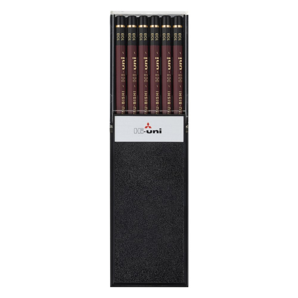 Uni Hi Wooden Pencil - 10B - Box Of 12 (Hu10B)