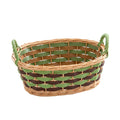 Kingwillow Oval Wicker Basket With Handle (Large Size)