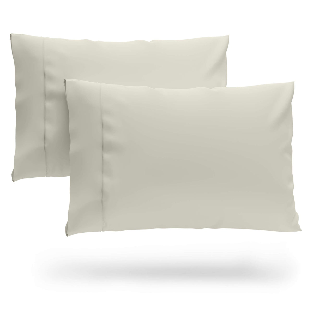Cosy House Collection Premium Rayon Derived From Bamboo Pillowcase Set Of 2 - Ultra Soft, Cooling & Breathable Bedding (King, Cr
