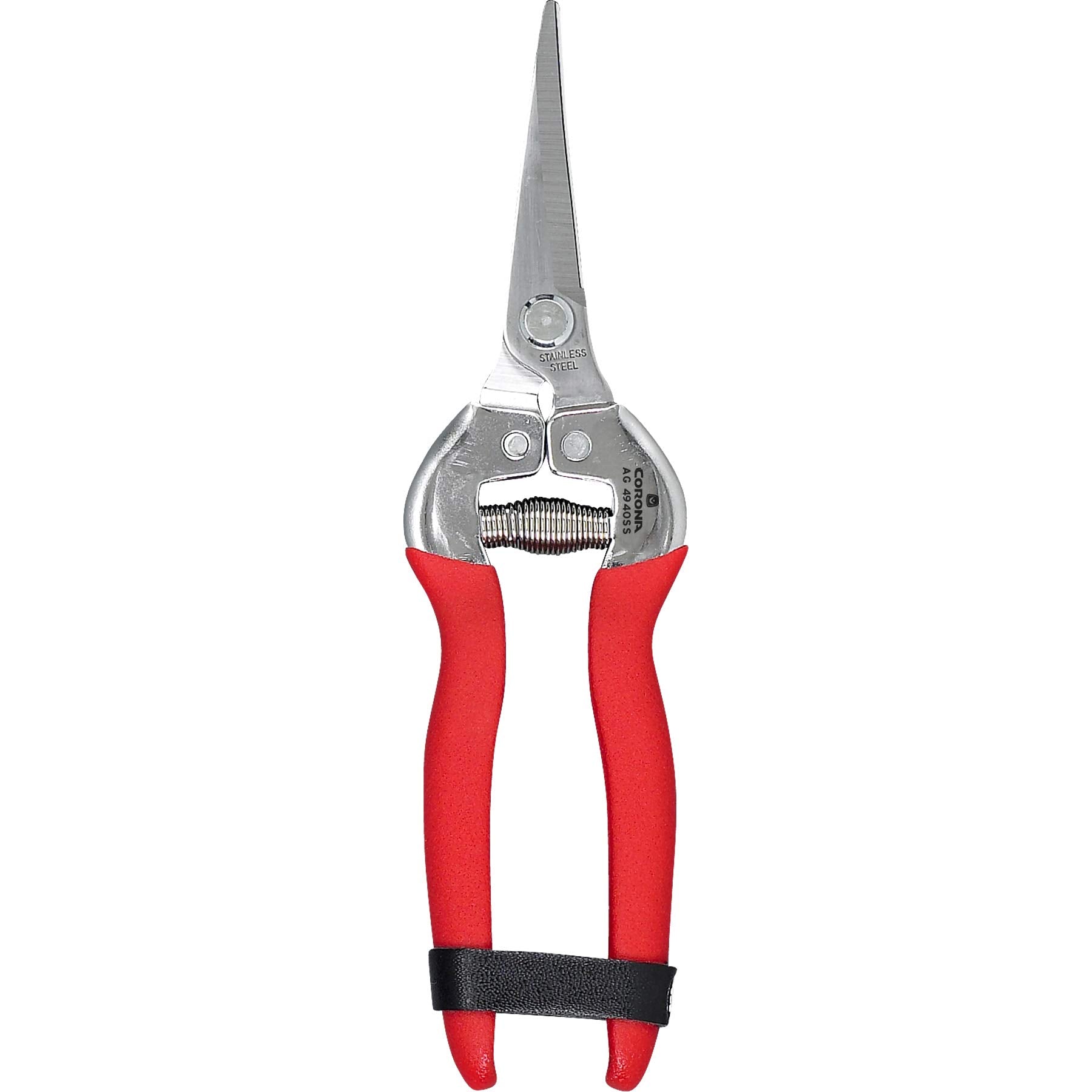 Corona Ag 4940Ss Long Curved Snip, Stainless Steel