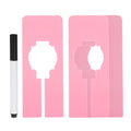 PATIKIL Clothes Dividers Hanging Clothes 12Pack Rectangle Clothing Pen Pink