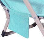 Vocool Chaise Lounge Pool Chair Cover Beach Towel Fitted Elastic Pocket Won'T Slide (Lakeblue)