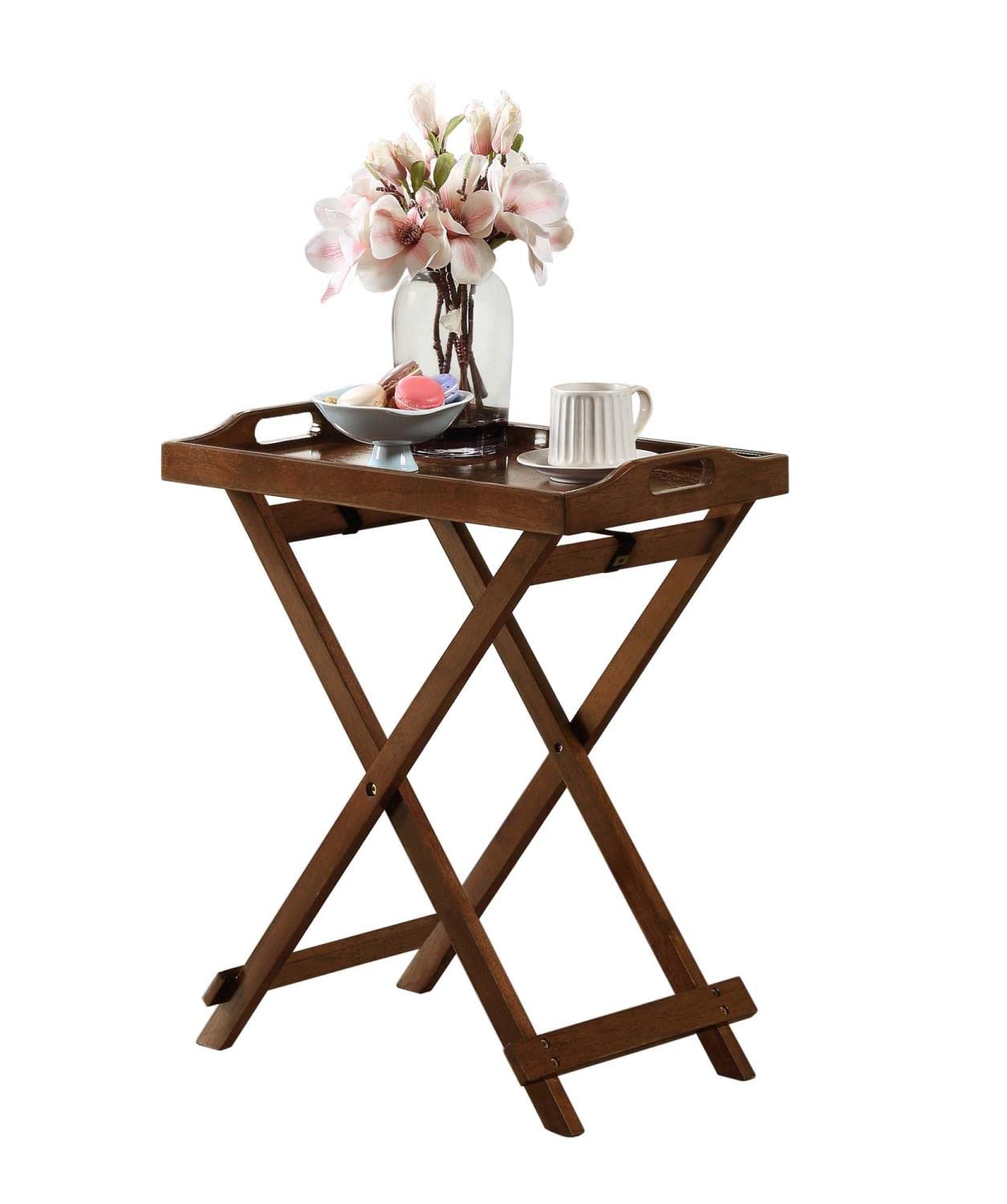 Convenience Concepts Designs2Go Folding Tray Table, Espresso