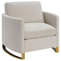 Coaster Home Furnishings Corliss Upholstered Arched Arms Beige Chair (508823)
