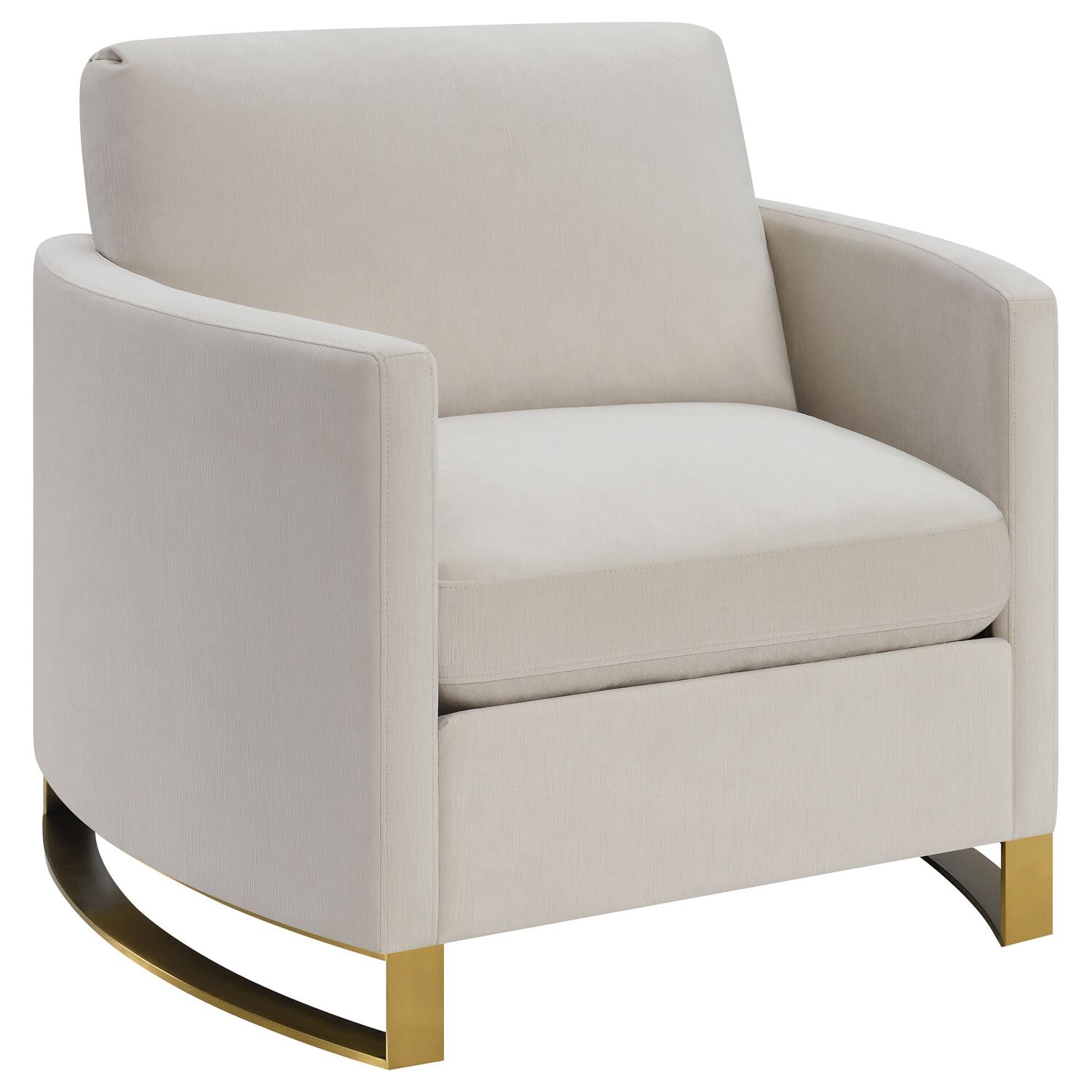Coaster Home Furnishings Corliss Upholstered Arched Arms Beige Chair (508823)