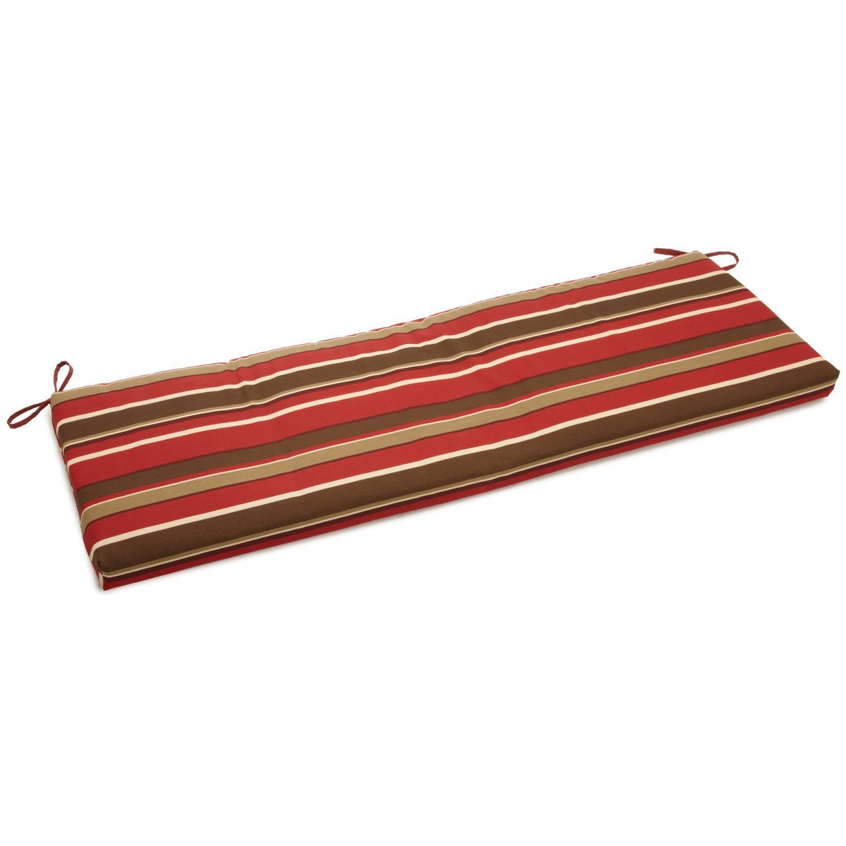 Blazing Needles Outdoor Bench Cushion, 60&quot; x 19&quot;, Montserrat Sangria