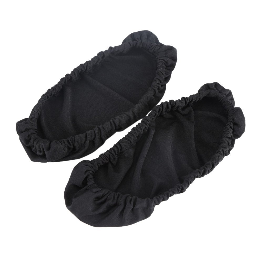 Lazmin 1 Pair Chair Arm Pad Covers, Removable Elastic Washable Office Chair Armrests Protector Cushion Cover(Black)