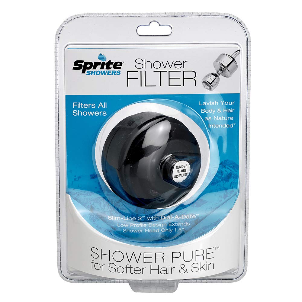 Sprite Showers Slb-Orb Slim-Line Brass Metal Shower Filter, Oil Rubbed Bronze