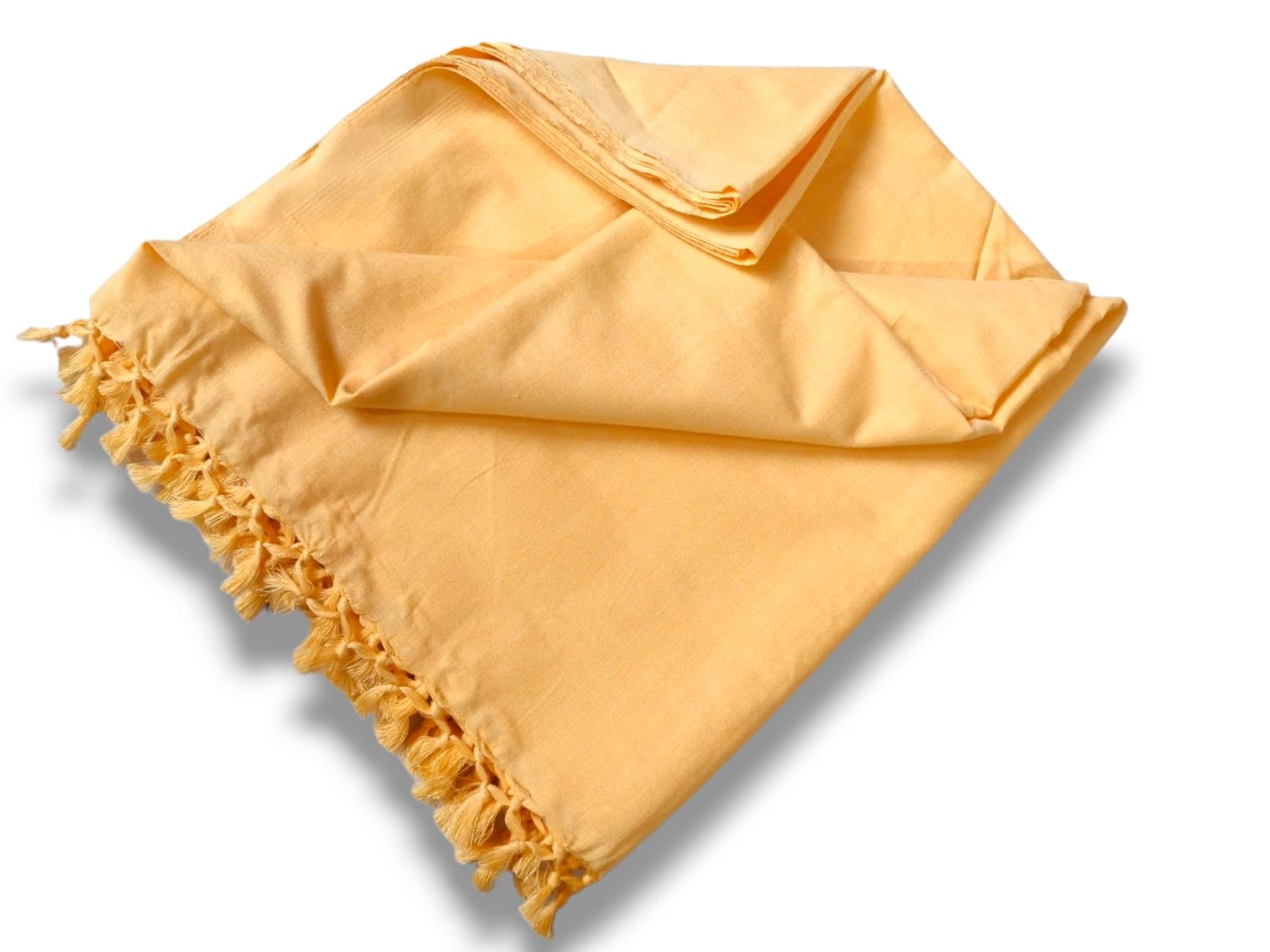 Bhagalpuri Silky Soft Dull Chadar Yellow All Season Ac Comforter/Blanket/Quilt/Shawl