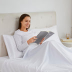 Nestl White Pillow Cases Queen Size Set Of 2, Soft Queen Pillow Case, 1800 Microfiber Queen Pillow Cases 2, Pillowcases Queen, Envelope Closure Pillowcase, Pillow Covers Queen Size, 20X30 Inches