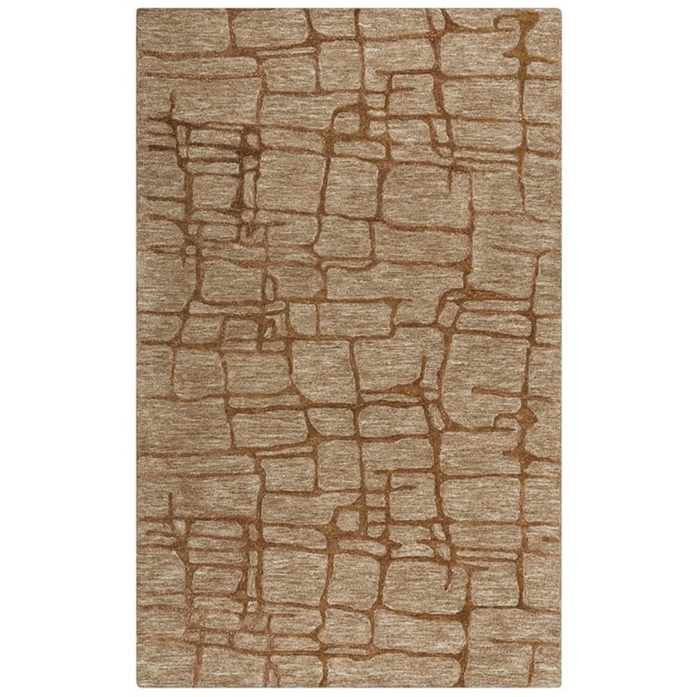 Rizzy Home Alora Decor Winston 5' X 8' Geometric Brown/Chocolate/Beige Hand-Tufted Area Rug