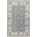 Alora Decor Liberty 6'6" X 9'6" Border Gray/Tan/Ivory Hand-Tufted Area Rug