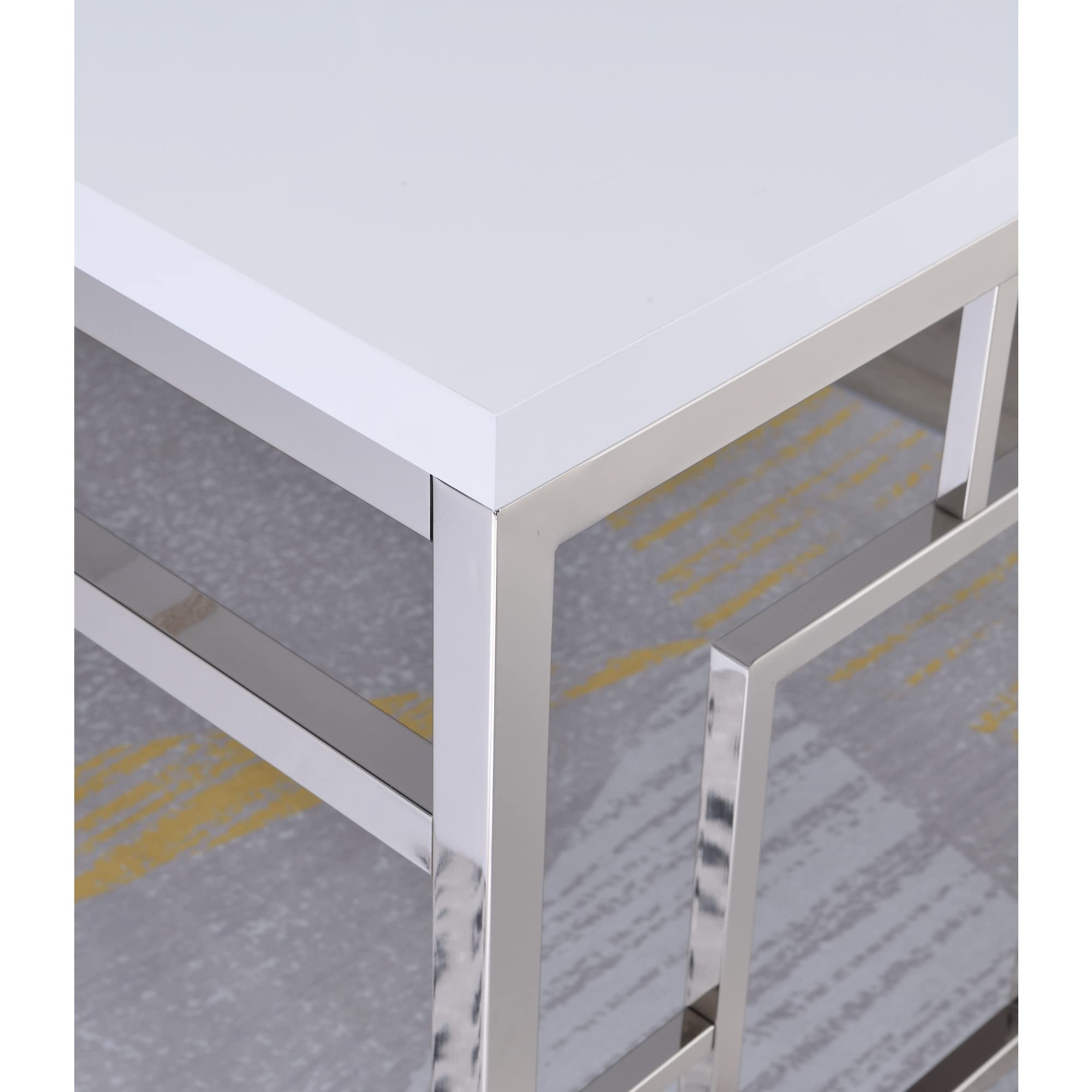 Steve Silver Company Alize Desk, White