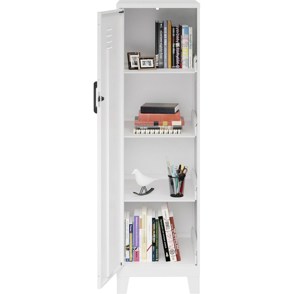 NuSparc LYS SOHO Locker, 4-Shelf, White