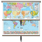 Us World Advanced Political Wall