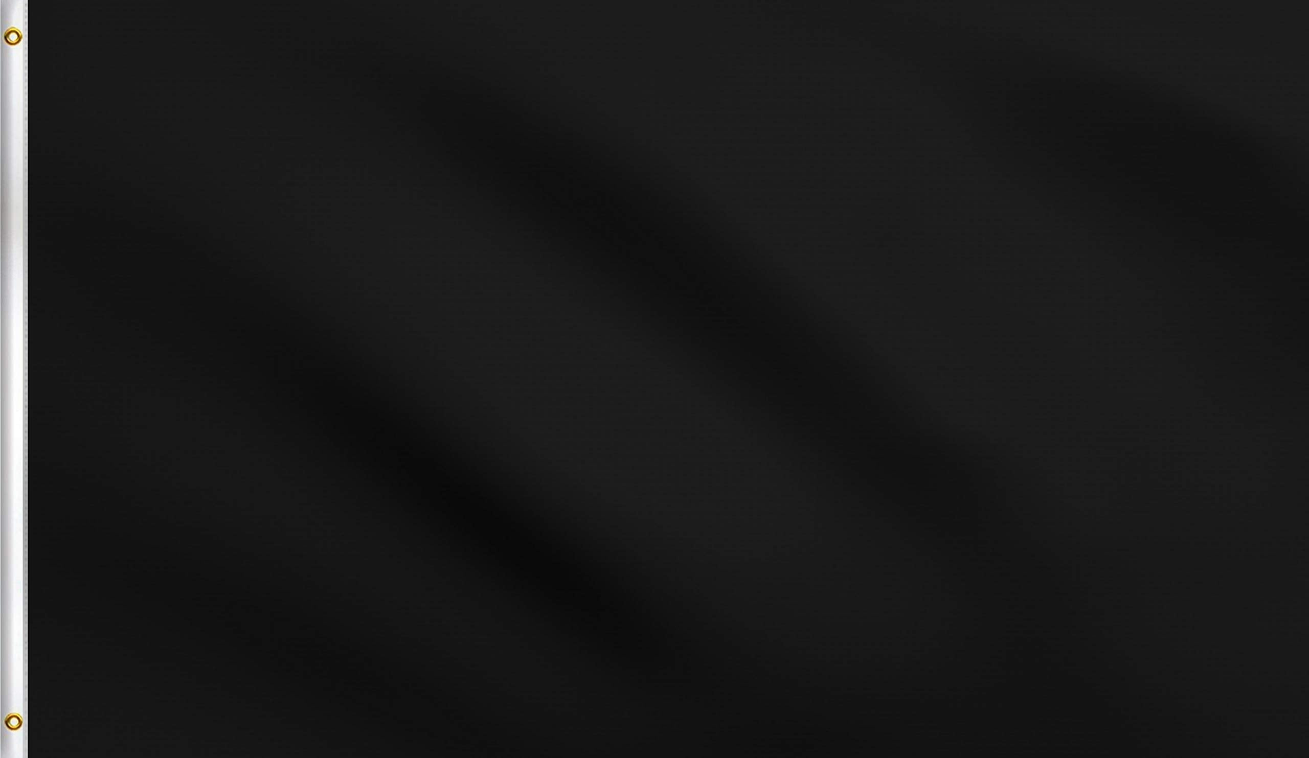 Dmse Solid Blank Flag 2X3 Ft Foot Flag Uv Resistant (2X3 Polyester, Black)