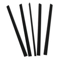 Slide 'N Grip Binding Bars, Black, 11 X 1/4, 100/Box