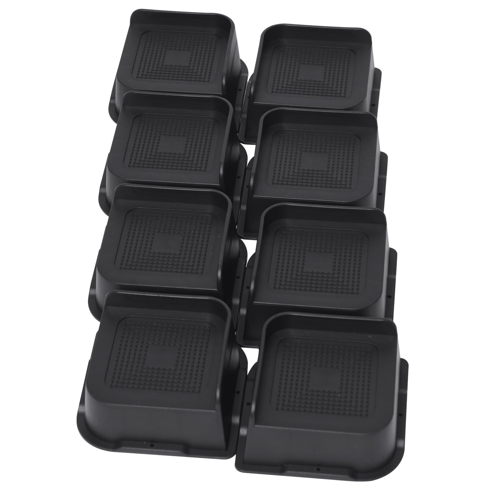 Mymulike Bed Risers 2 Inch, Oversized Furniture Risers, Heavy-Duty Support Up To 6000 Lbs, Lift 2 Inch For Couch, Sofa, Table,Ch