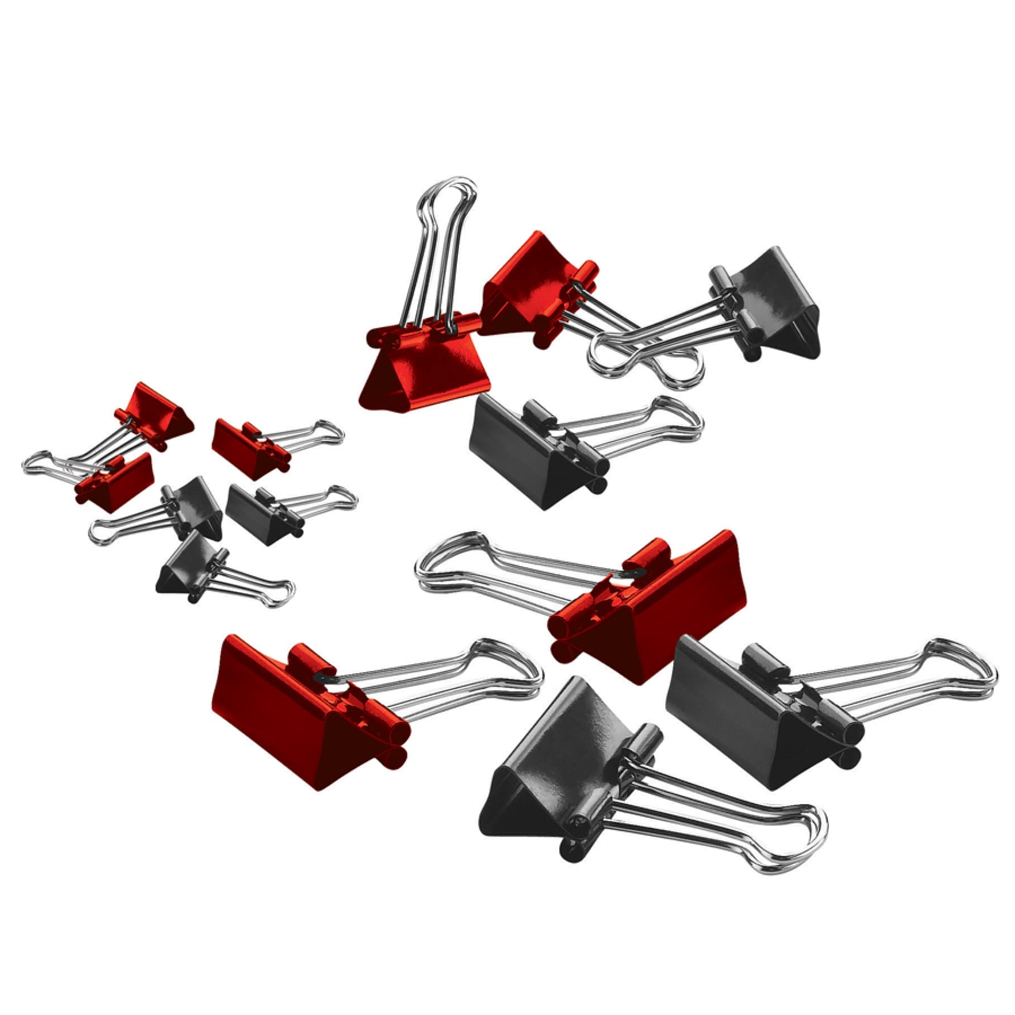 Office Depot Brand(R) Binder Clips, Small, 3/4In. Wide, 3/8In. Capacity, Assorted Colors, Pack Of 36, Odbc-Sml