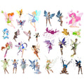Seasonstorm Kawaii Magic Flower Fairy Aesthetic Diary Travel Journal Paper Stickers Scrapbooking Stationery Sticker Flakes Art S
