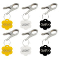 KINCHYGO, 6 Pack Basket Laundry Sign Clips, Yellow White Black