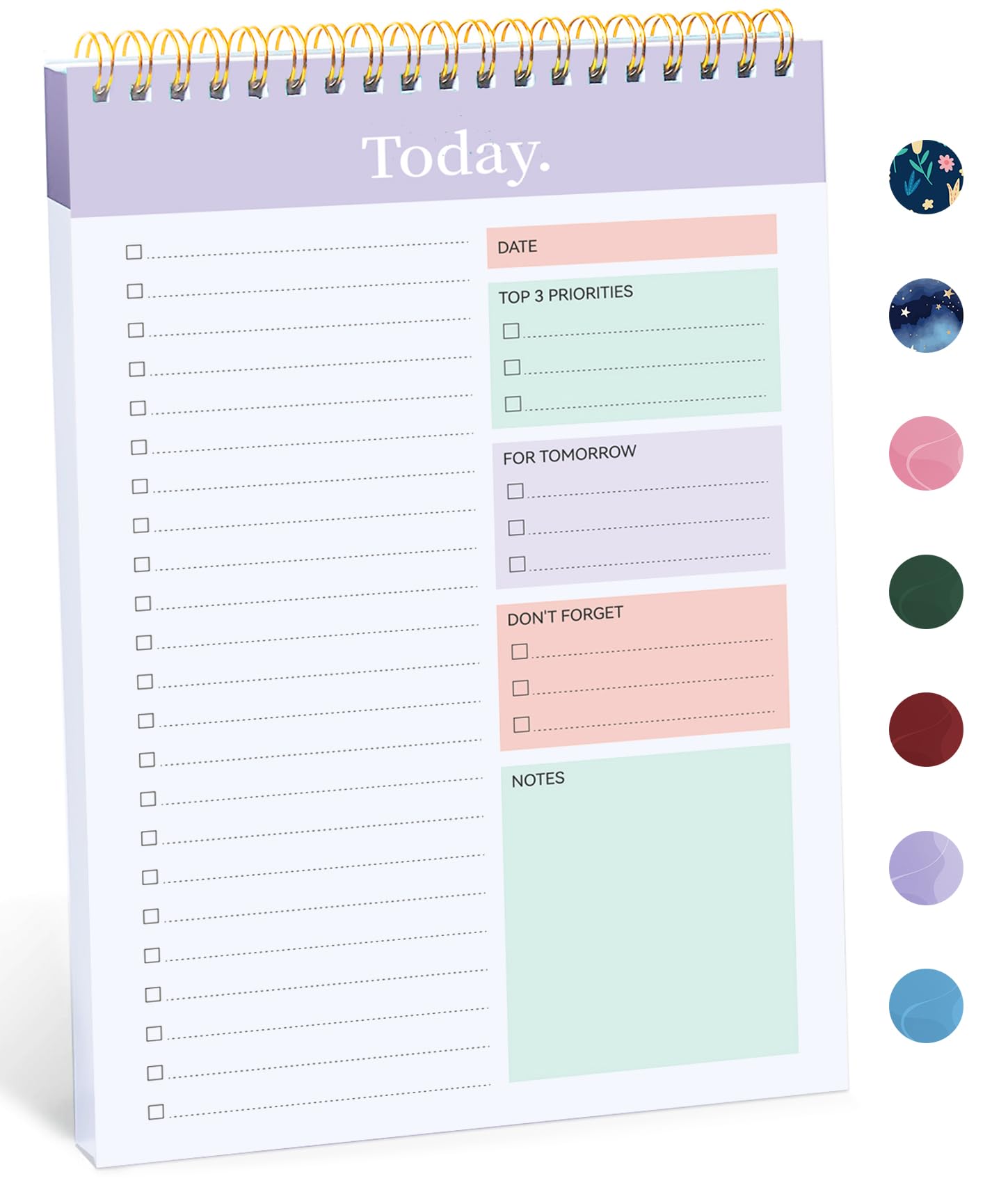 To Do List Pad - To Do List Notebook For Work With 52 Sheets, Undated Daily Planner Perfect For Daily Tasks And Goal Setting, To