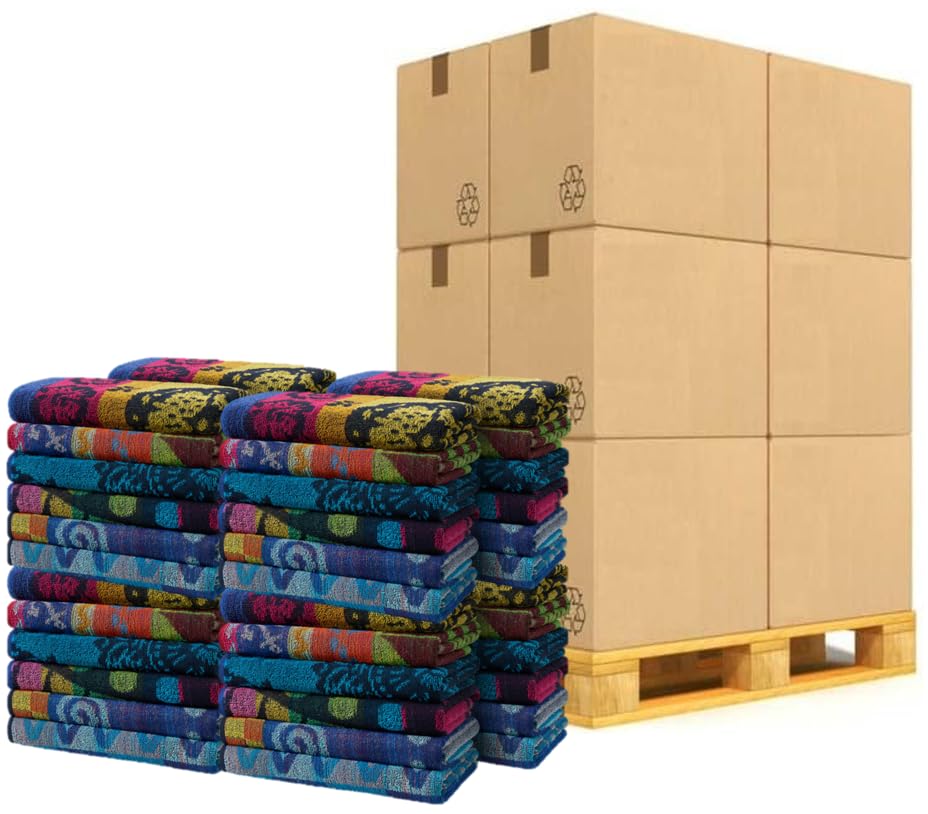 Kaufman - Soft Oversized Beach Towels in Bulk | 30'' x 60'' Printed Terry Cotton Bulk Beach Towels | 100% Cotton Thick Beach Tow