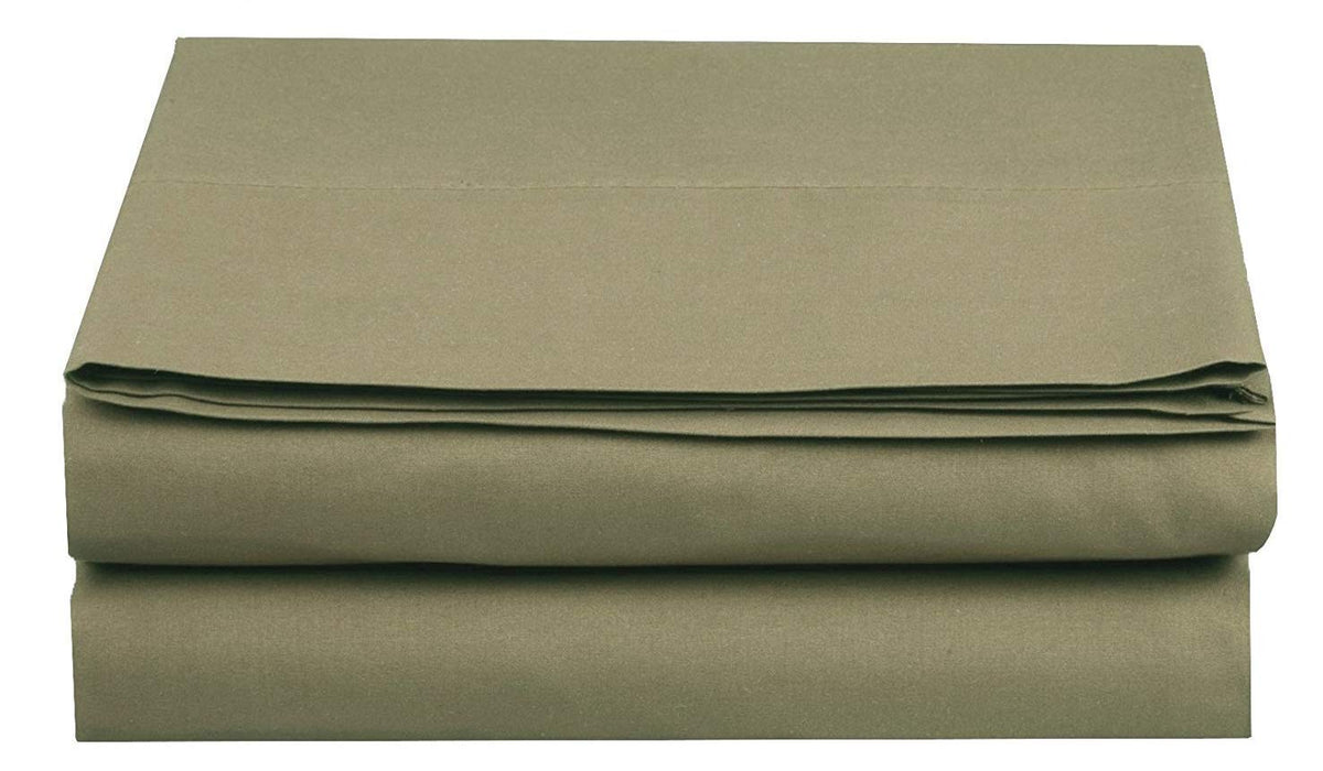 Luxury Fitted Sheet on Amazon Elegant Comfort Wrinkle-Free 1500 Premier Hotel Quality 1-Piece Fitted Sheet, Full Size, Sage