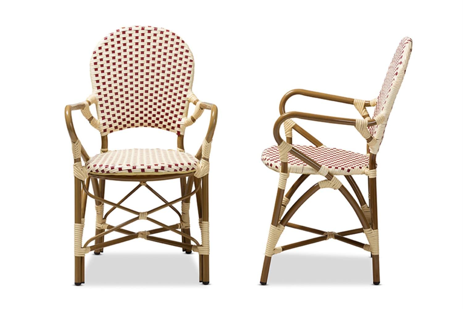 Baxton Studio Alaire Bistro Dining Chair Set