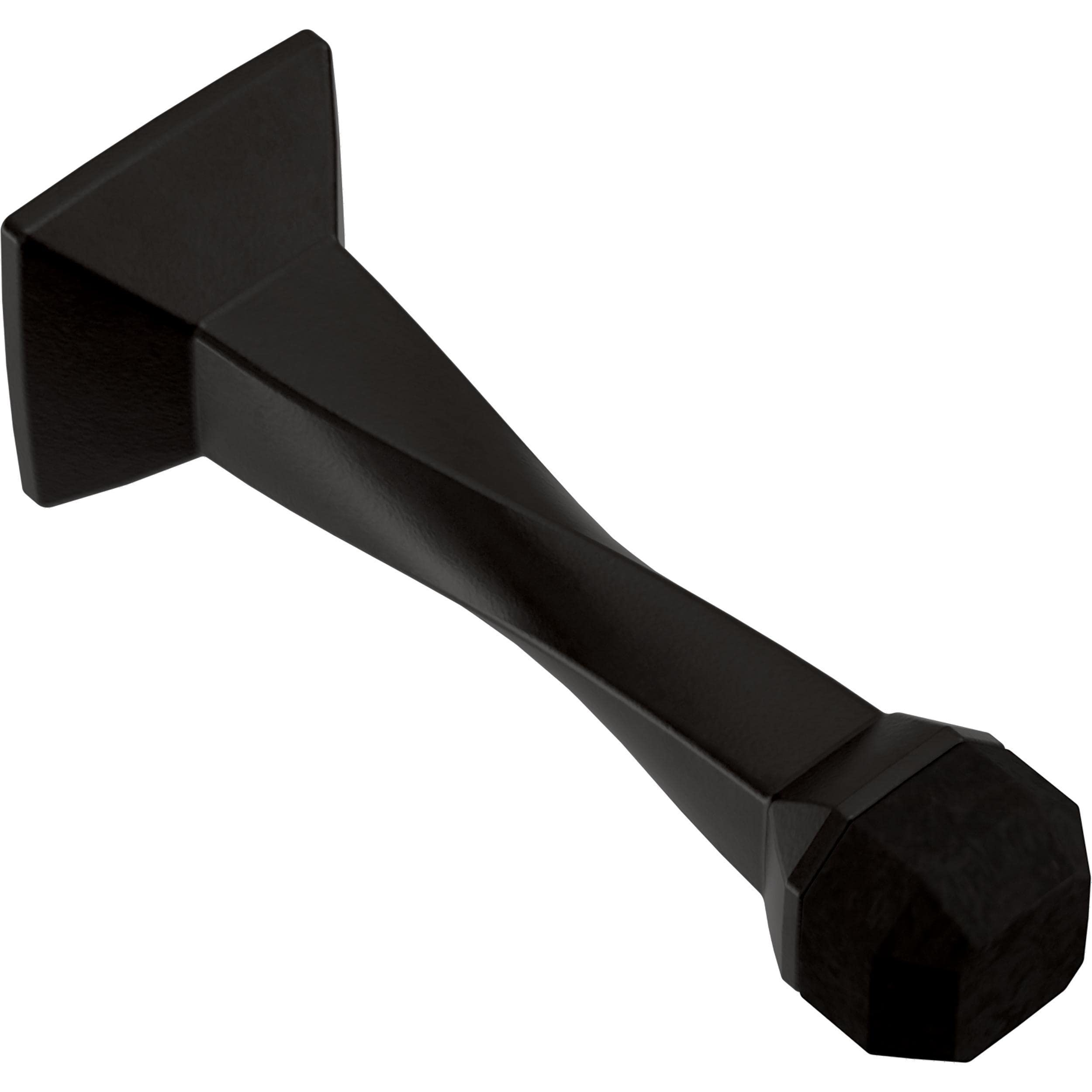 Franklin Brass Napier (5-Pack) Door Stop 3' Matte Black Door Stoppers For Bottom Of Door, Baseboard Door Stop Solid Rigid Bumpe