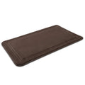Home Brilliant Memory Foam Bath Mat Non Slip Absorbent Soft Floor Rugs for Bathroom Door Washable Carpet (20 X 32inch Brown)