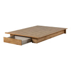 South Shore Cavalleri Platform Bed, Queen, Nordik Oak