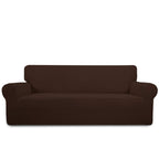 Purefit Stretch Sofa Slipcover – Spandex Jacquard Non Slip Soft Couch Sofa Cover, Washable Furniture Protector With Non Skid Foam And Elastic Bottom For Kids (Sofa, Coffee)