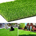 Ayoha Artificial Turf 8' X 50' With Drainage, 1.38 Inch Realistic Fake Grass Rug Indoor Outdoor Lawn Landscape For Garden, Balco