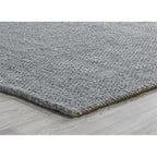 Kosas Home Anello 24 X 36 Jute Fabric & Seagrass Area Rug In Blue/Charcoal