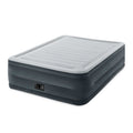 Intex 64417E Comfort Plush Elevated Dura-Beam Airbed With Built-In Electric Pump, Bed Height 22', Queen