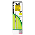 Zebra 85412 Refill For F-301, F-301 Ultra, F-402, 301A, Spiral Ballpoint, Med, Black, 2/Pack