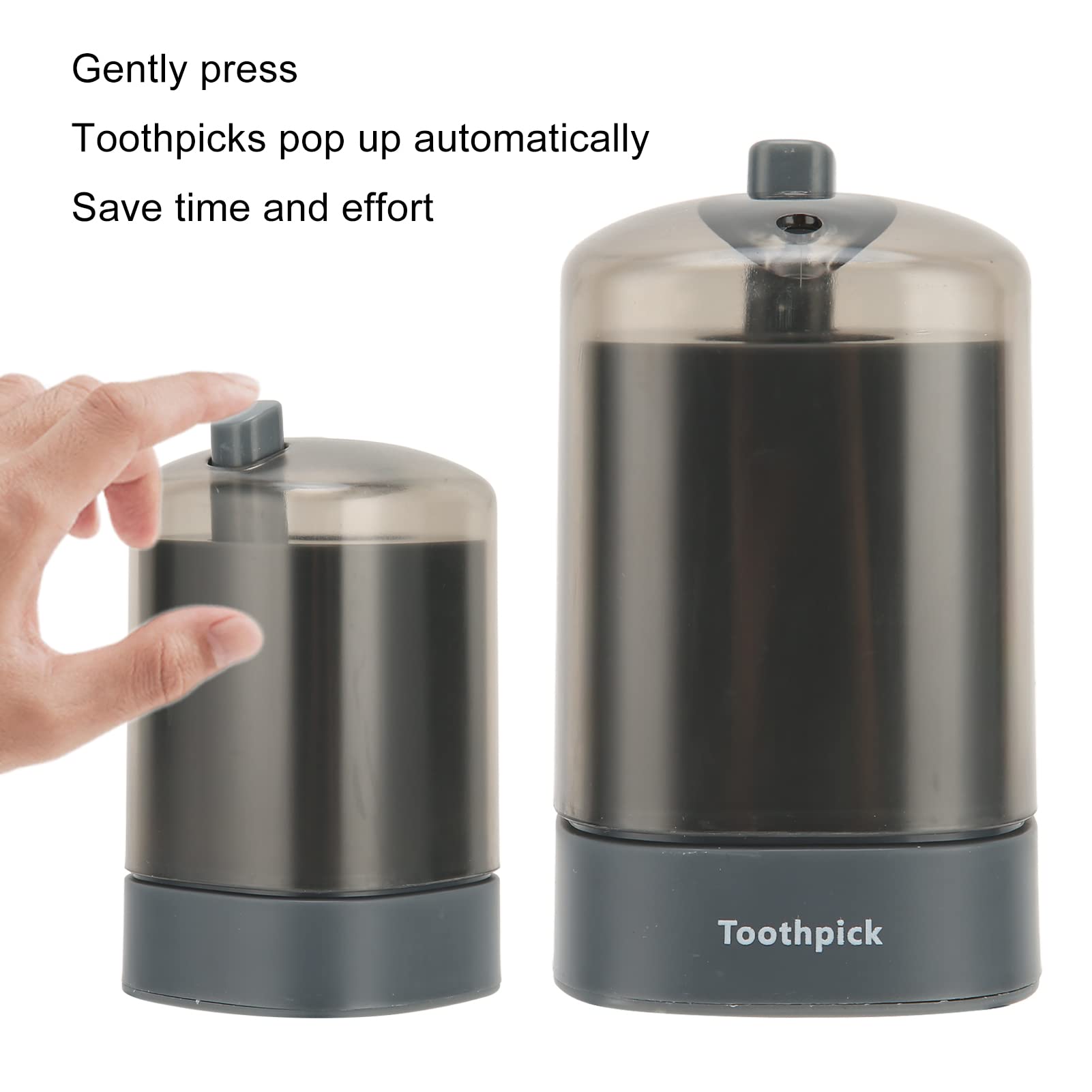 Toothpick Dispenser, Popping Up Toothpick Dispensers Thickening Automatic Toothpick Holder Dispenser Pocket Toothpicks Container