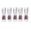 Uni Nanodia Color Mechanical Pencil Leads 0.5Mm 7 Color Mix, 5 Pack/Total 100 Leads Value Set