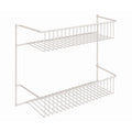 ClosetMaid 8002 2-Tier Wall Rack, 12-Inch Wide, White