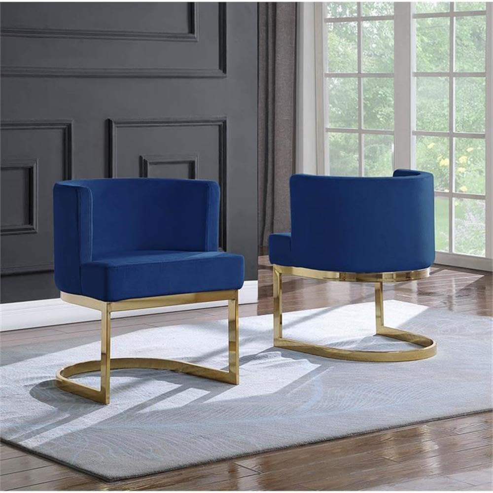 Best Quality Furniture Side Chair, Navy Blue