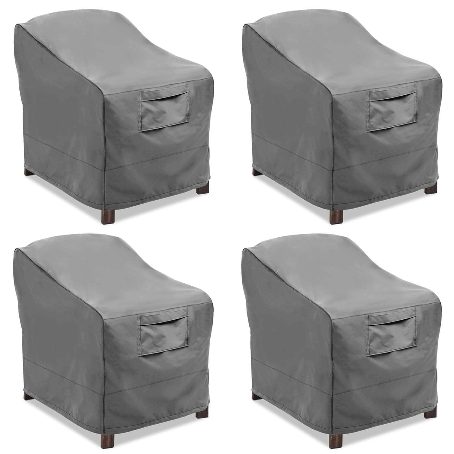 Vailge Patio Chair Covers, Lounge Deep Seat Cover, Heavy Duty And Waterproof Outdoor Lawn Patio Furniture Covers (4 Pack - Small